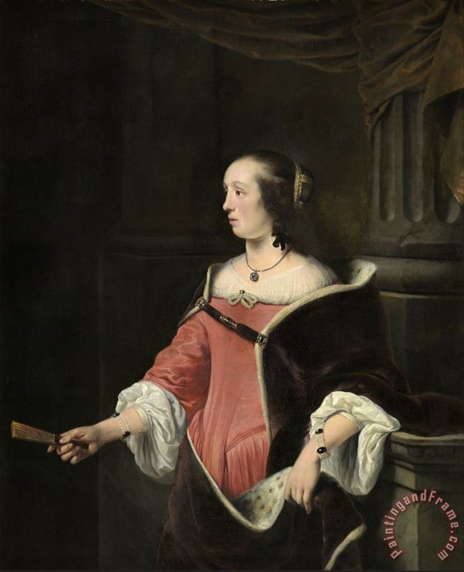 Portrait of a Lady painting - Ferdinand Bol Portrait of a Lady Art Print