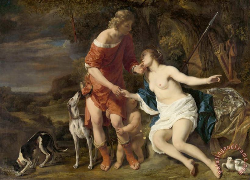 Ferdinand Bol Venus And Adonis Art Painting