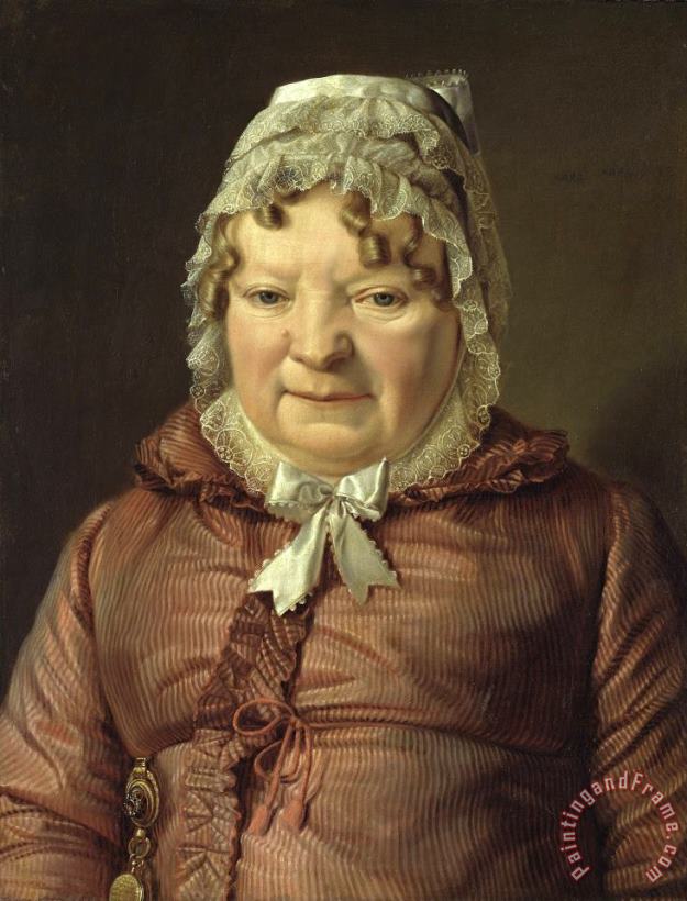 Ferdinand Georg Waldmuller Portrat Der Mutter Des Hauptmanns Von Stierle Holzmeister Art Print