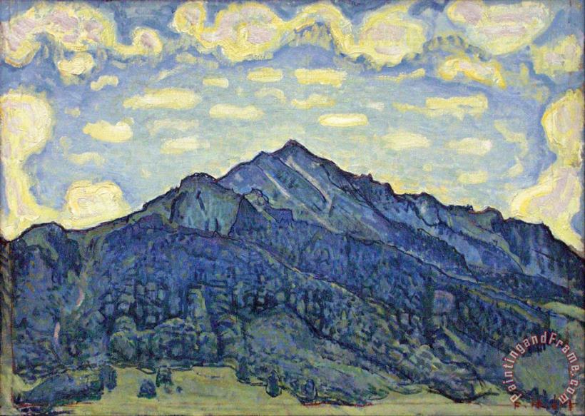 Ferdinand Hodler Landschaft in Den Schweizer Alpen Art Painting
