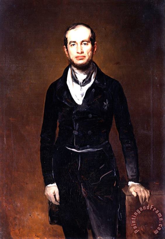 Ferdinand von Rayski Portrait of The Chamberlain Count Julius Zech Burkersroda Art Painting