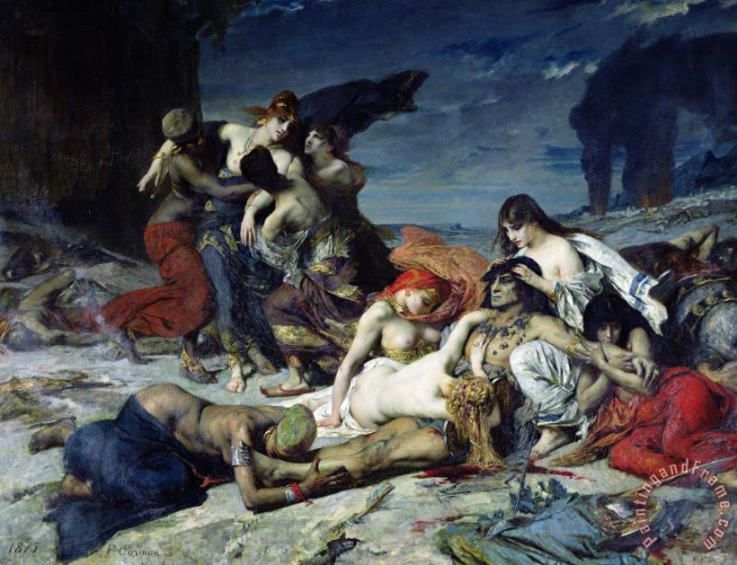 Fernand Cormon The Death Of Ravana Art Painting