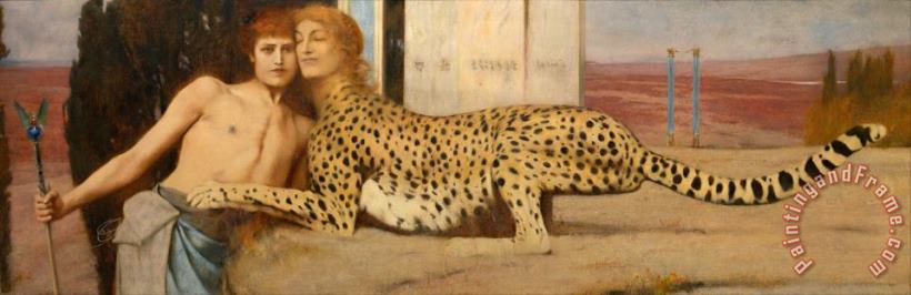 Fernand Khnopff Caresses Art Painting