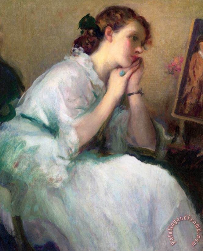 Fernand Toussaint Daydreaming Art Painting