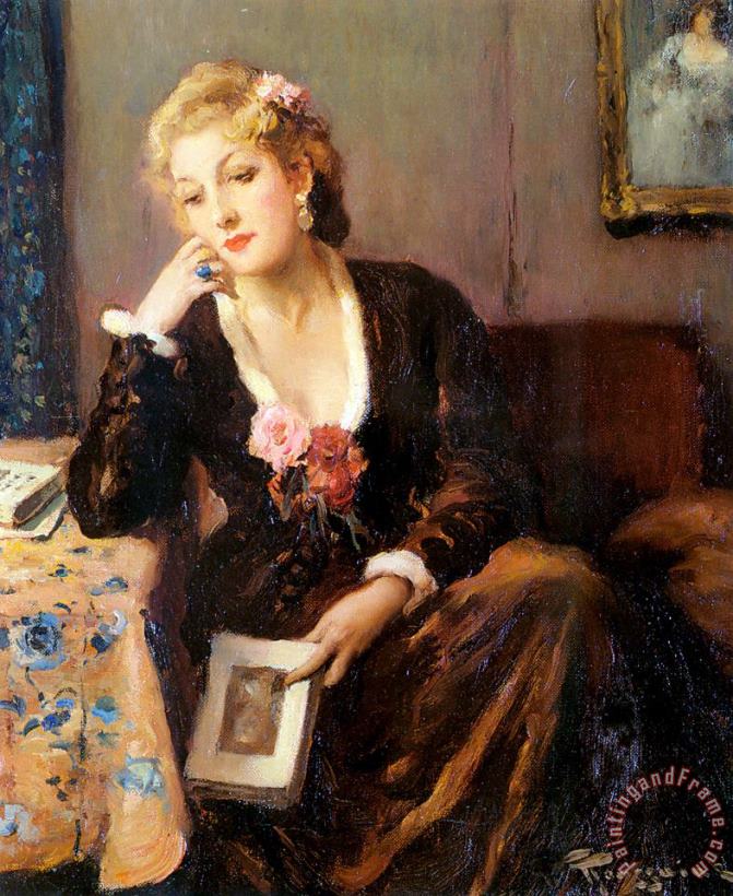 Fernand Toussaint Faraway Thoughts Art Painting