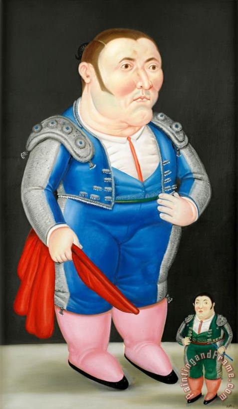 Fernando Botero Antonio Chaves Art Print