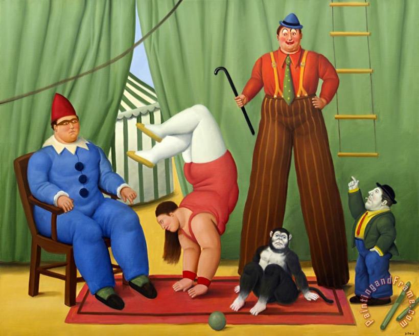 Fernando Botero Circo, 2008 Art Print