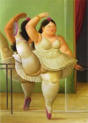 fernando botero Dancers at The Bar