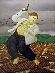 fernando botero Death of Pablo Escobar