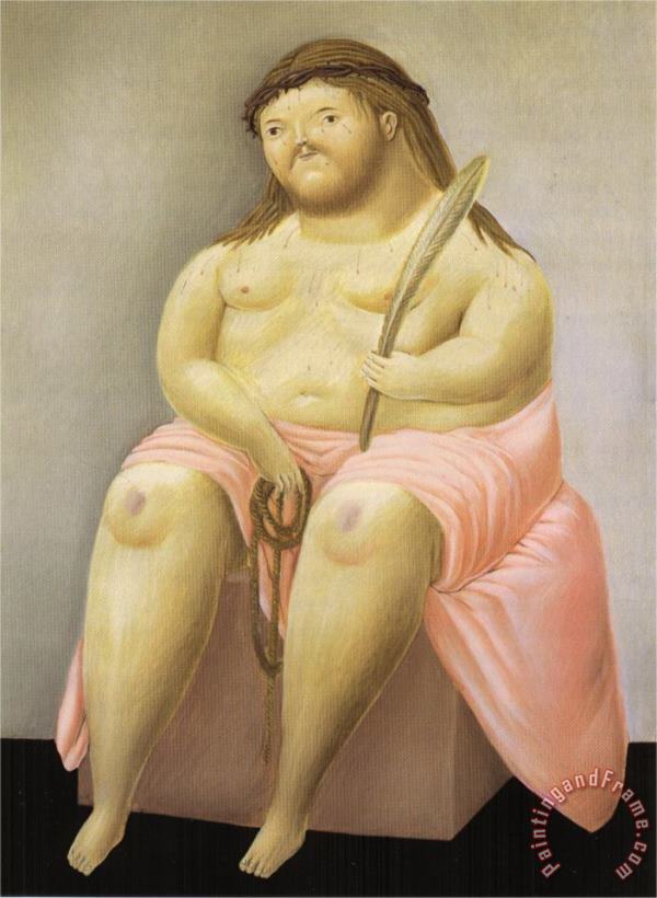 Ecce Homo painting - fernando botero Ecce Homo Art Print