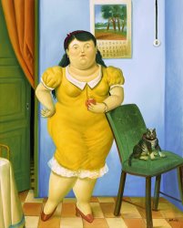 Fernando Botero La Chambre, 1998