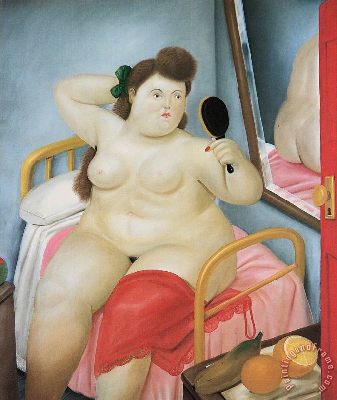 Fernando Botero La Toilette, 1982 Art Print