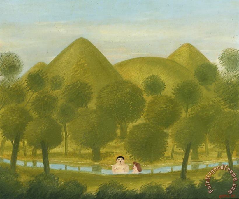 Le Paradis painting - Fernando Botero Le Paradis Art Print