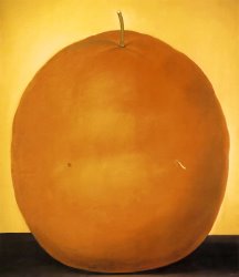 fernando botero Orange