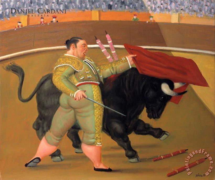 Fernando Botero Pase De Pecho, 1991 Art Print