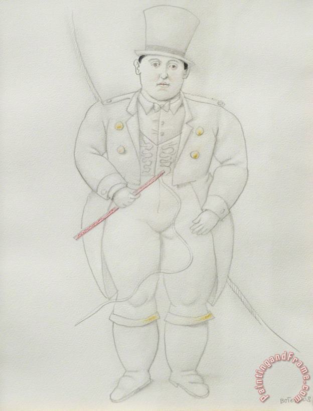 Fernando Botero Ring Master, 2008 Art Print