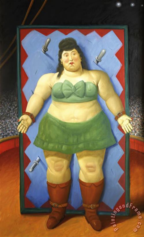 Target painting - Fernando Botero Target Art Print