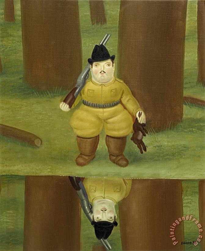 Fernando Botero The Hunter, 1975 Art Print