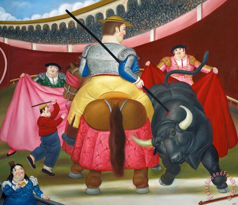 The Pica painting - fernando botero The Pica Art Print