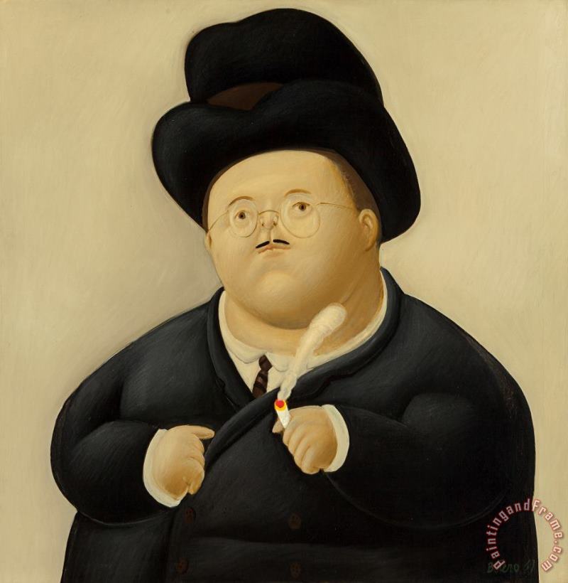 Fernando Botero Un Abogado, 1967 Art Print