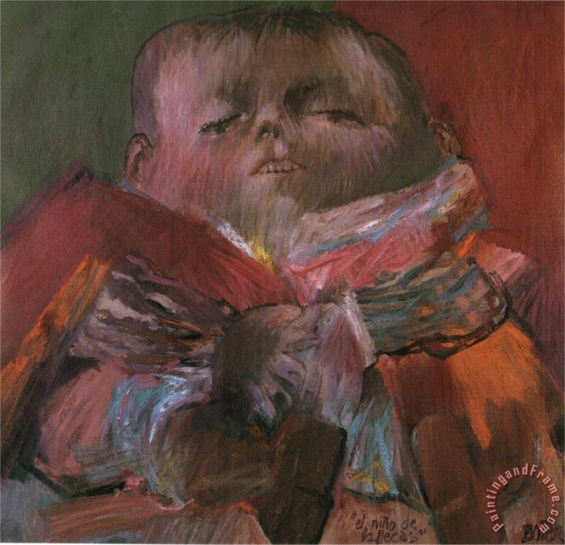 fernando botero Vallecas The Child After Vel Zquez Art Print