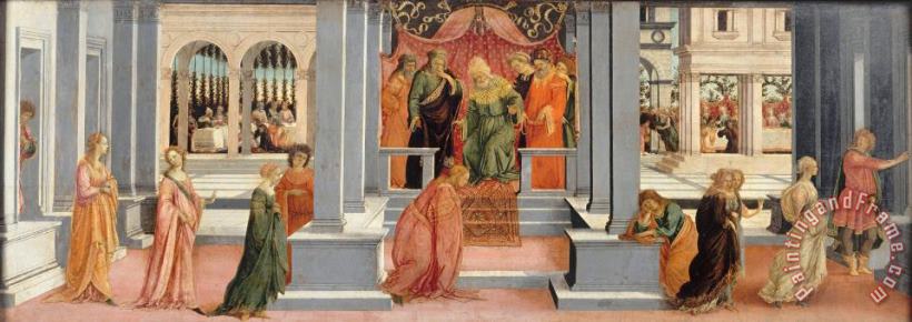 Filippino Lippi Esther Choisie Par Assuerus Art Painting