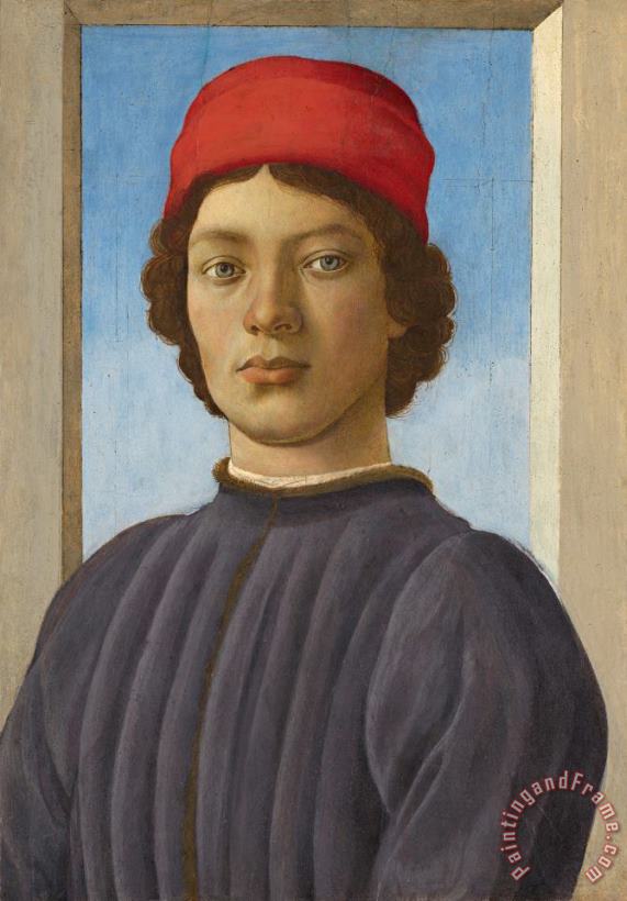 Filippino Lippi Portrait Of A Youth Art Print