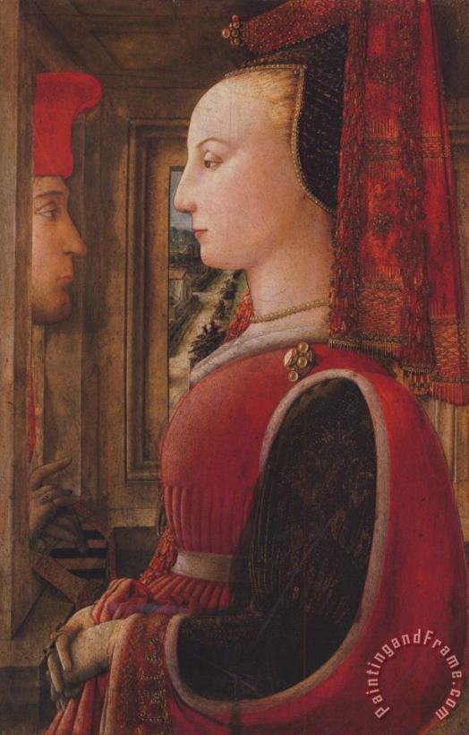 Filippino Lippi Two Figures Art Painting