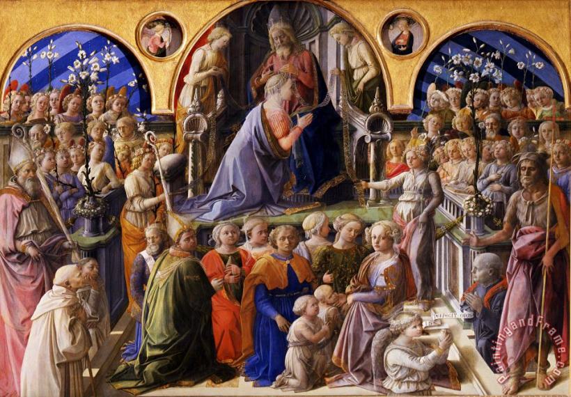 Filippo Lippi Incoronazione Della Vergine Art Painting