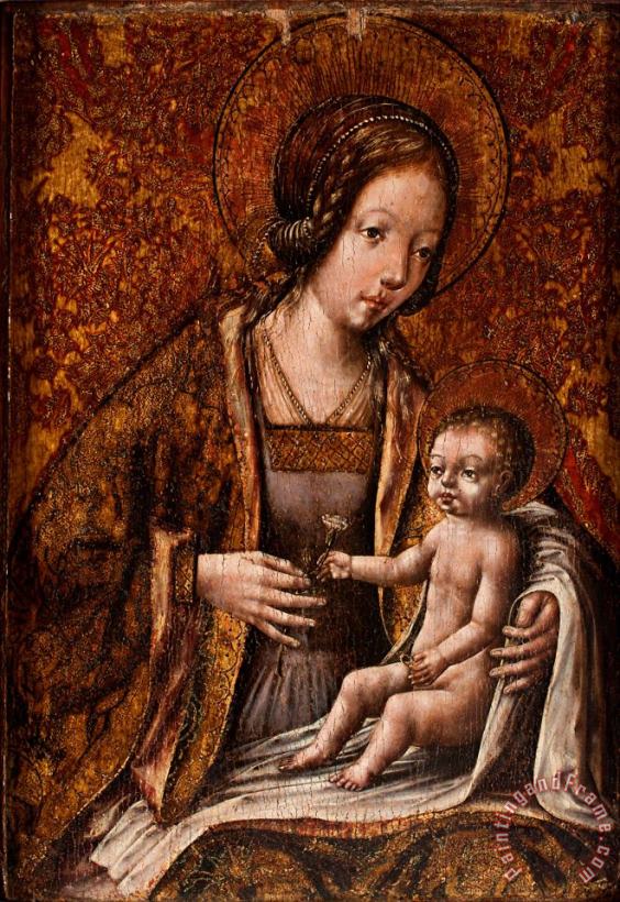 Madonna And Child painting - Flemish Or Dutch Madonna And Child Art Print
