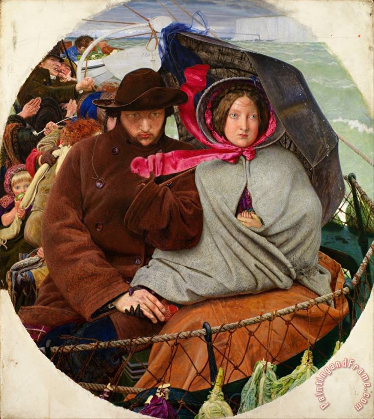 Ford Madox Brown The Last of England 2 Art Painting