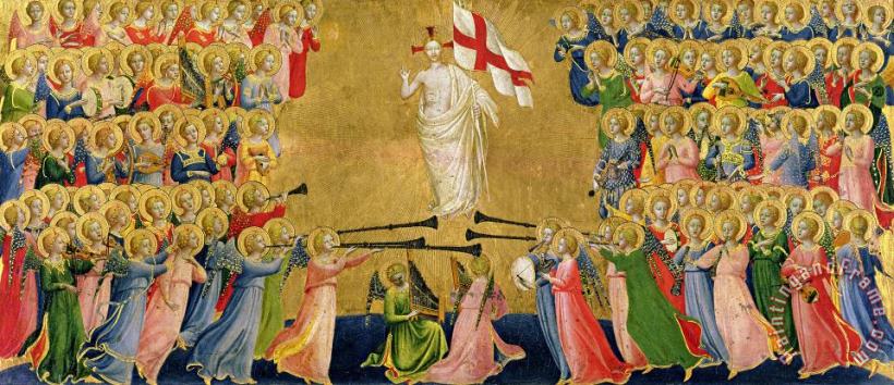 Christ Glorified In The Court Of Heaven painting - Fra Angelico Christ Glorified In The Court Of Heaven Art Print