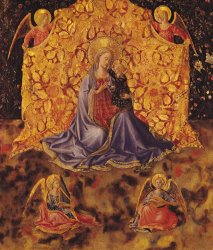 Fra Angelico Madonna Of Humility With Christ Child And Angels
