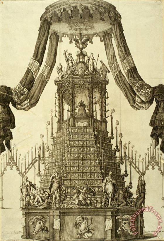 Francesc Gazan Tomb of Charles II Art Print