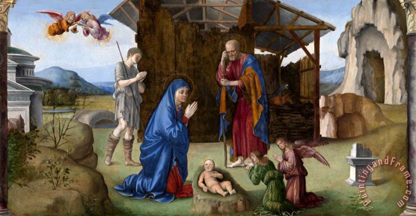 Francesco Francia The Nativity of Christ Art Print