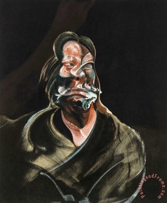 Francis Bacon George Dyer Crouching; Portrait of Isabel Rawsthorne, 1966 Art Painting