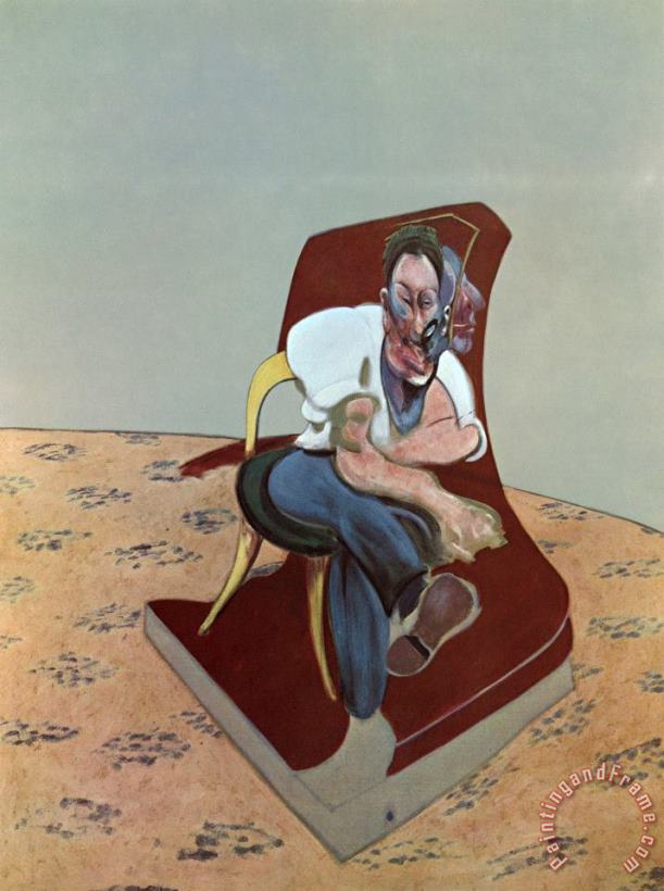 Francis Bacon Lithograph, 1966 Art Painting