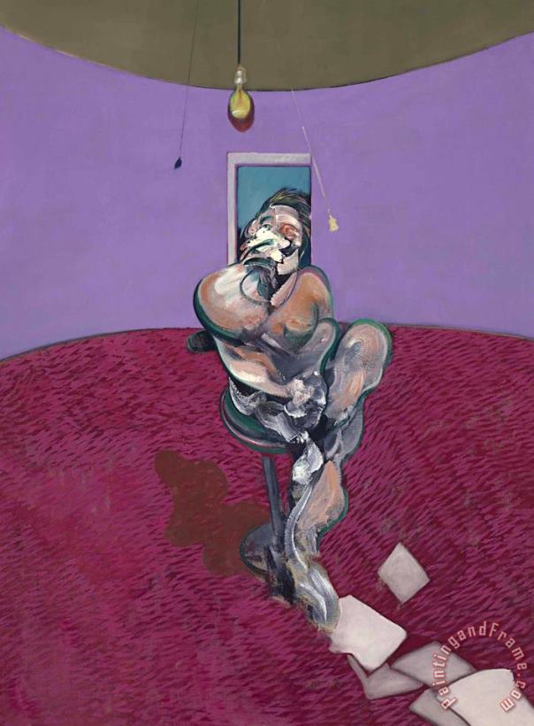 Portrait of George Dyer Talking, 1966 painting - Francis Bacon Portrait of George Dyer Talking, 1966 Art Print