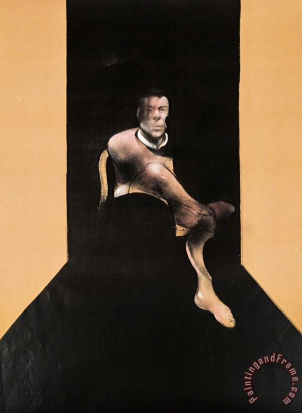 Francis Bacon Study for a Portrait of John Edwards; Russian Retrospective Exhibition Poster, 1988 Art Painting