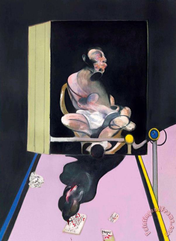 Francis Bacon Study for Portrait, 1977 Art Painting