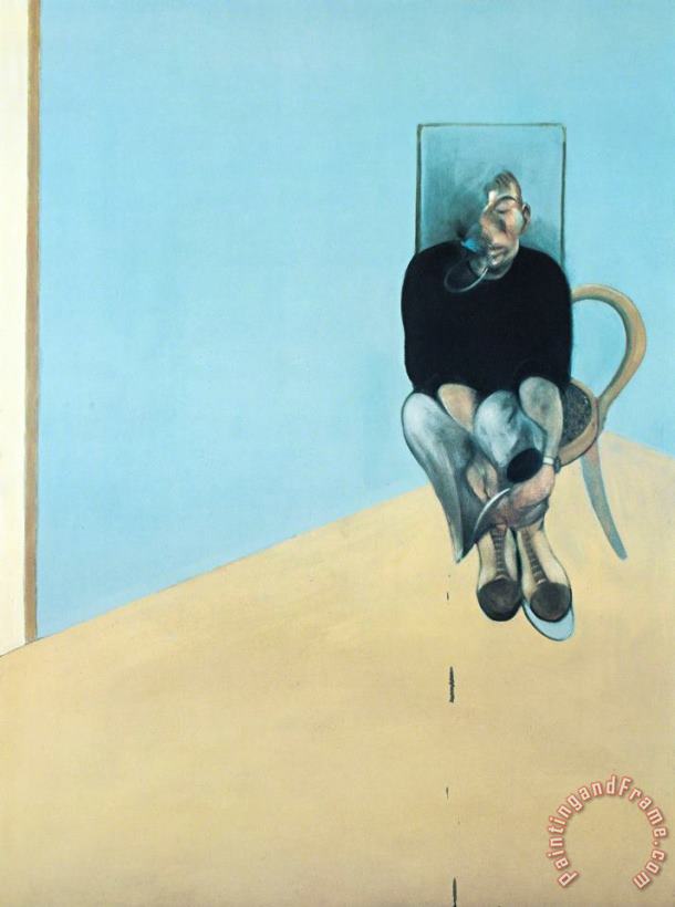 Francis Bacon Study for Self Portrait 1982, 1984 Art Painting