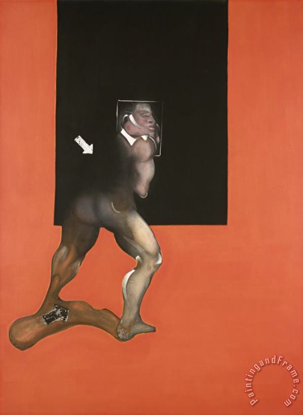 Study From The Human Body, 1987 painting - Francis Bacon Study From The Human Body, 1987 Art Print