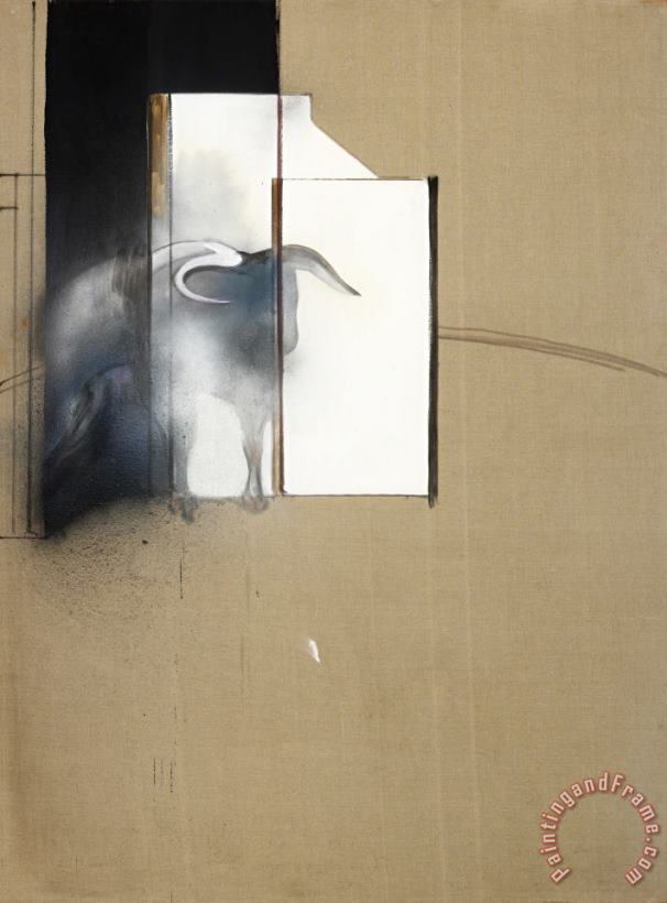 Study of a Bull, 1991 painting - Francis Bacon Study of a Bull, 1991 Art Print