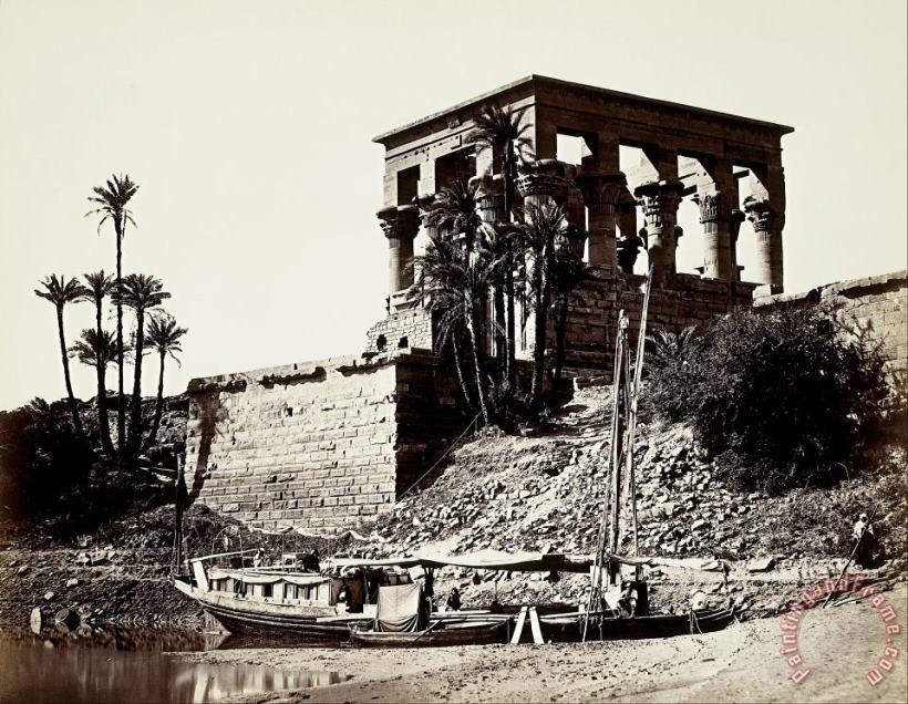 Francis Frith The Hypaethral Temple, Philae (egypt) Art Print