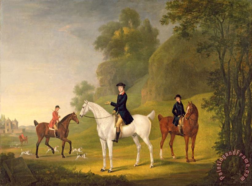 Francis Sartorius Lord Bulkeley and his Harriers Art Painting