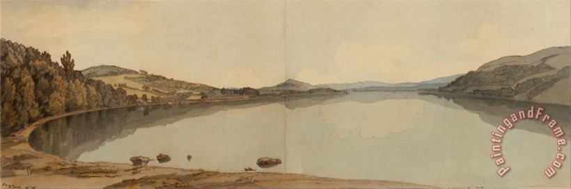 Lake Windermere painting - Francis Swaine Lake Windermere Art Print