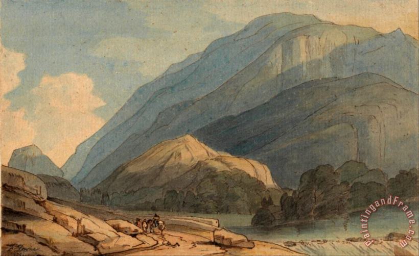 Francis Swaine The Entrance Into Borrowdale Art Painting