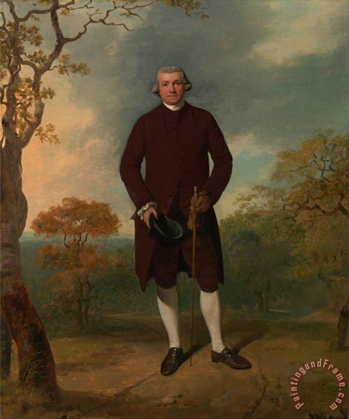 Francis Wheatley Portrait of a Man, Called George Basil Woodd Art Print