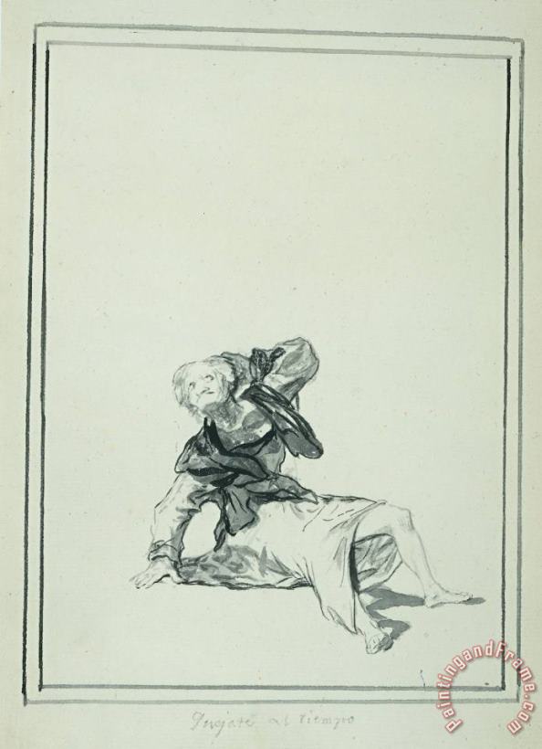 Francisco De Goya Accuse The Time Art Print