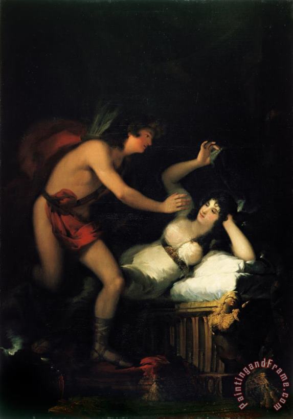 Francisco De Goya Allegory of Love, Cupid And Psyche Art Print